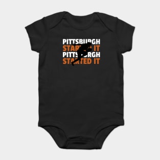 pittsburgh started it Baby Bodysuit